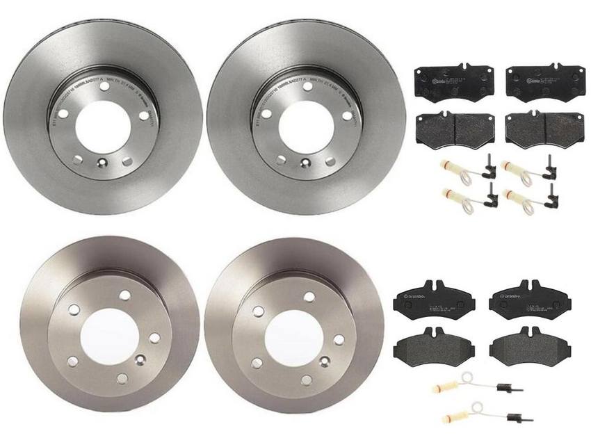 Brembo Brake Pads and Rotors Kit - Front and Rear (315mm/272mm) (Low-Met)